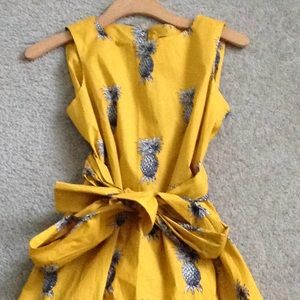 Ann Taylor pineapple dress
